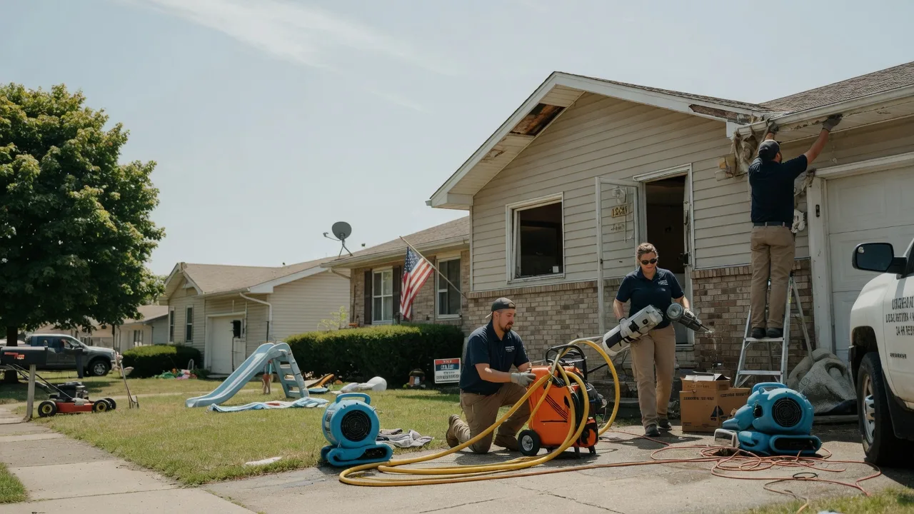 Water Damage Restoration in Groveland, IL near me